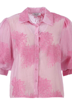 Enjoy - Pink | Dames | Blouse | pink | XXL | regular | Kamst mode