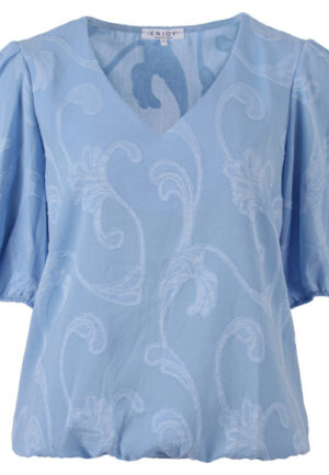 Enjoy - Licht Blauw | Dames | Blouson | Licht Blauw | XL | regular | Kamst mode