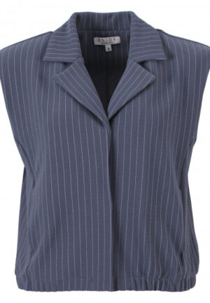 Enjoy - Blauw | Dames | Gilet | Blauw | XXL | regular | Kamst mode