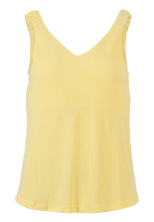 Enjoy - Licht Geel | Dames | Top | Licht Geel | XXL | regular | Kamst mode