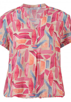 Enjoy - Pink | Dames | Blouson | pink | XXL | regular | Kamst mode