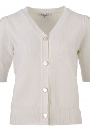 Enjoy - Ecru | Dames | Vest | ecru | XXL | regular | Kamst mode