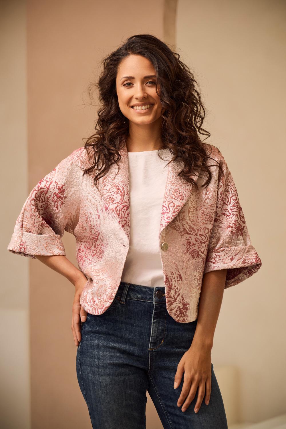 Helena Hart Blazer Pien 7740 Blazers Brokaat