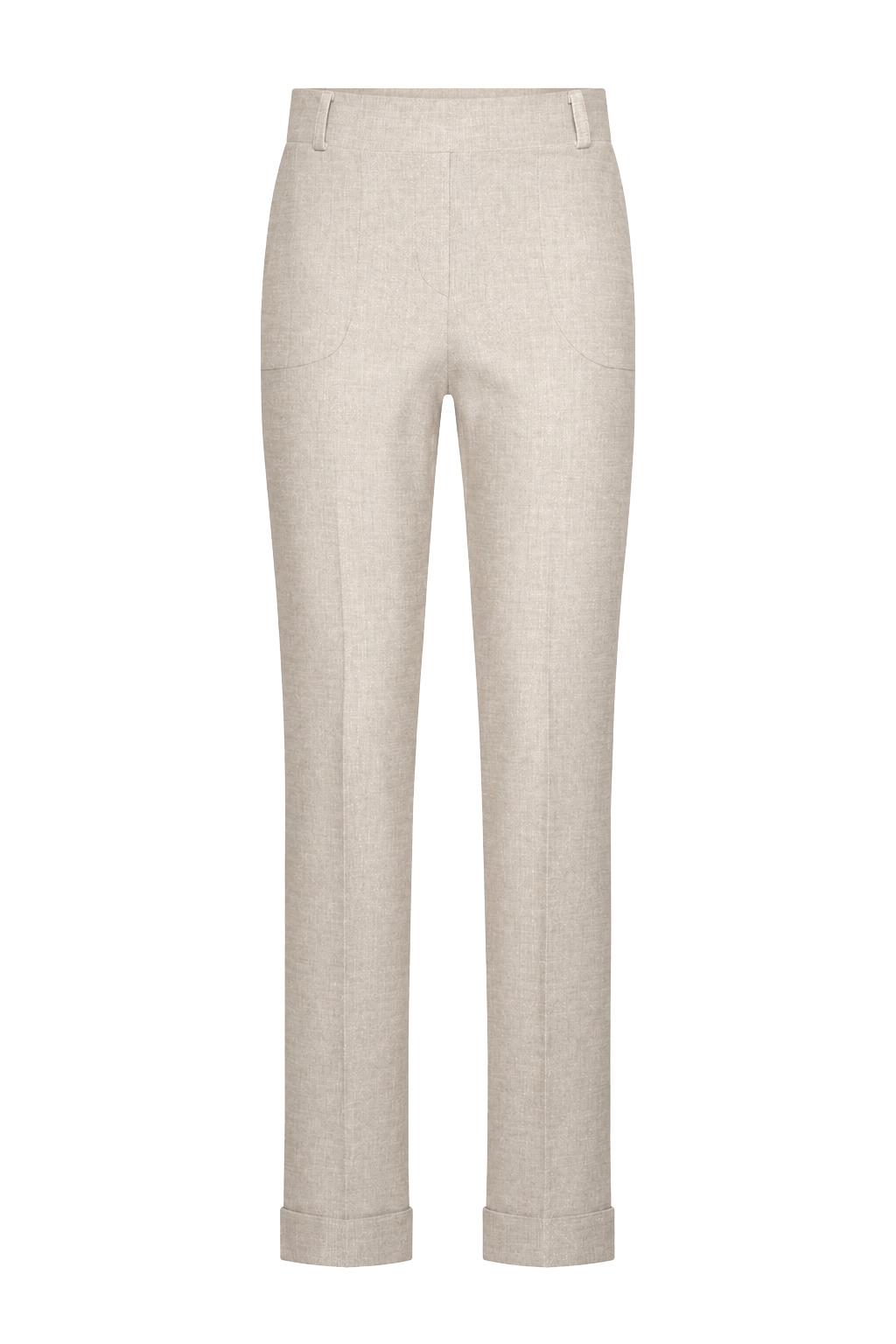 Helena Hart Broek Ziggy Lano Lurex 7714 Broek Stone