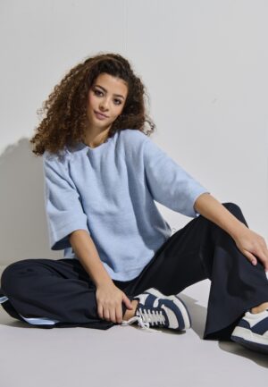 Only Onlsimoni 3/4 Pullover Knt Noos Trui Cashmere Blue