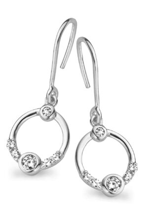 Orphelia Dames 925 Sterling Zilveren Druppel Oorbellen - Zilver ZO-5127
