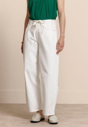 Studio Anneloes Babet Denim Trousers 13922 Loose Fit 1100 Off White