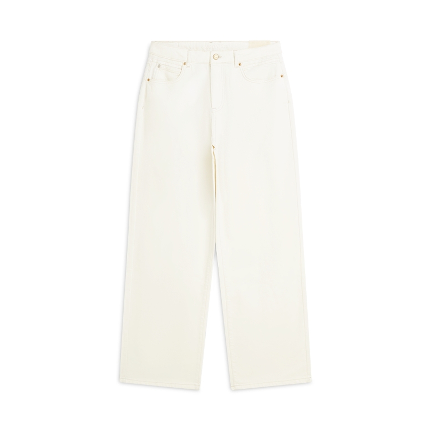 Summum Loose Fit Jeans Comfi Cotton Twill 4s3031-5150 Broek 111 White Denim