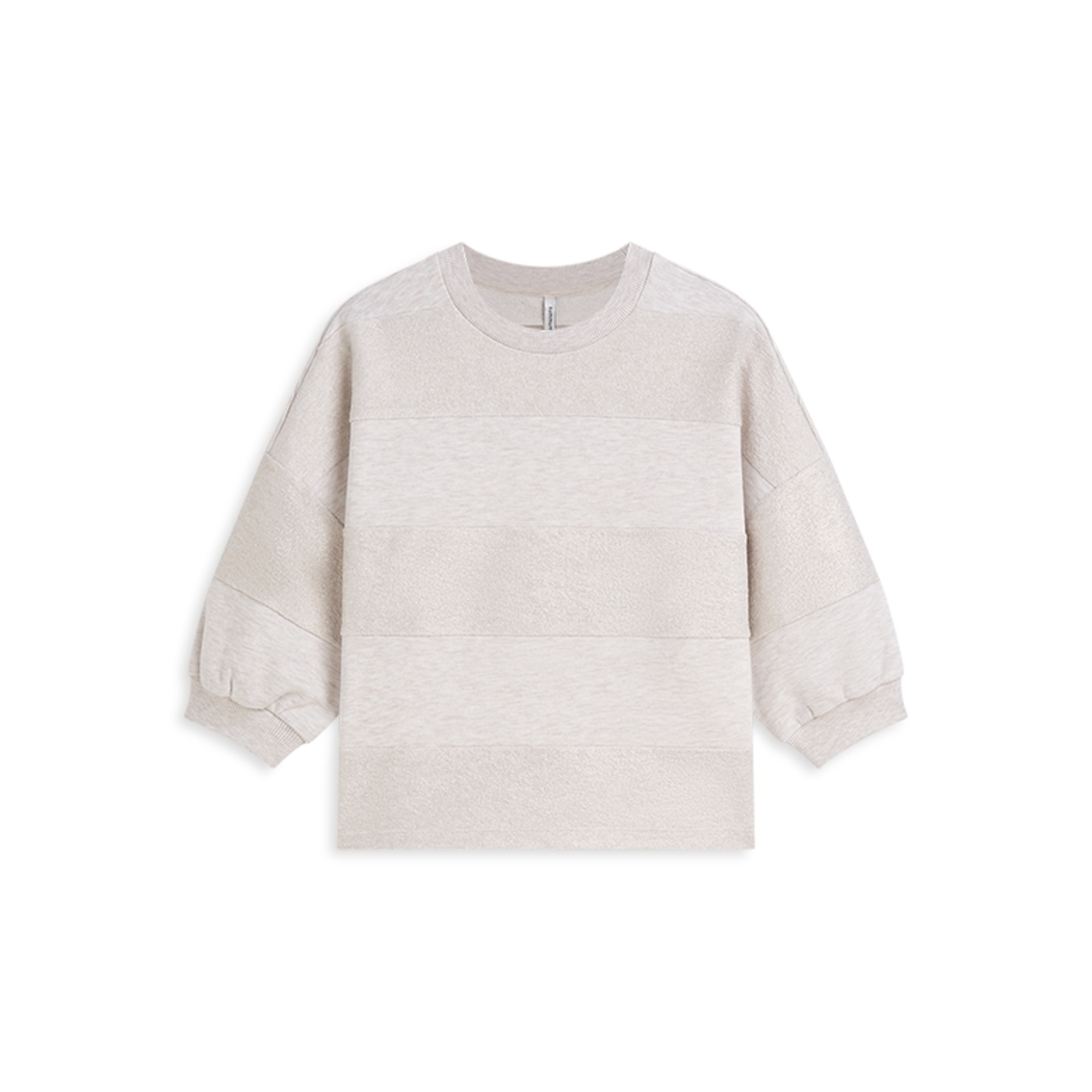 Summum Sweat Coated Stripe 3s5334-30770 Sweater 122 Ivory