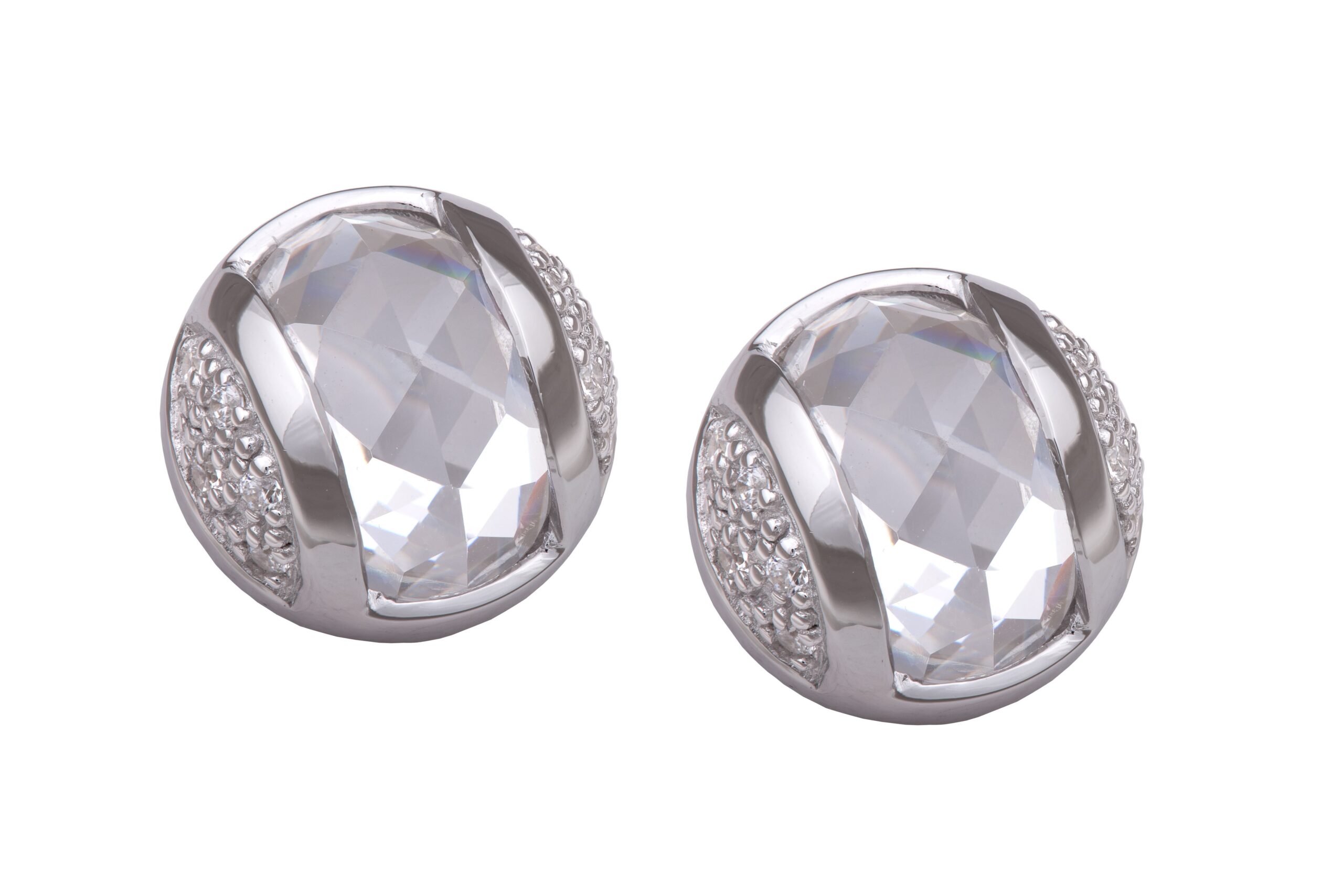 Orphelia Dames 925 Sterling Zilveren Oorbellen - Zilveren ZO-5911