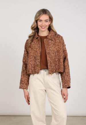 Nukus Daisey Jacket Flower Nkf13122 Jackets 335 Toffee