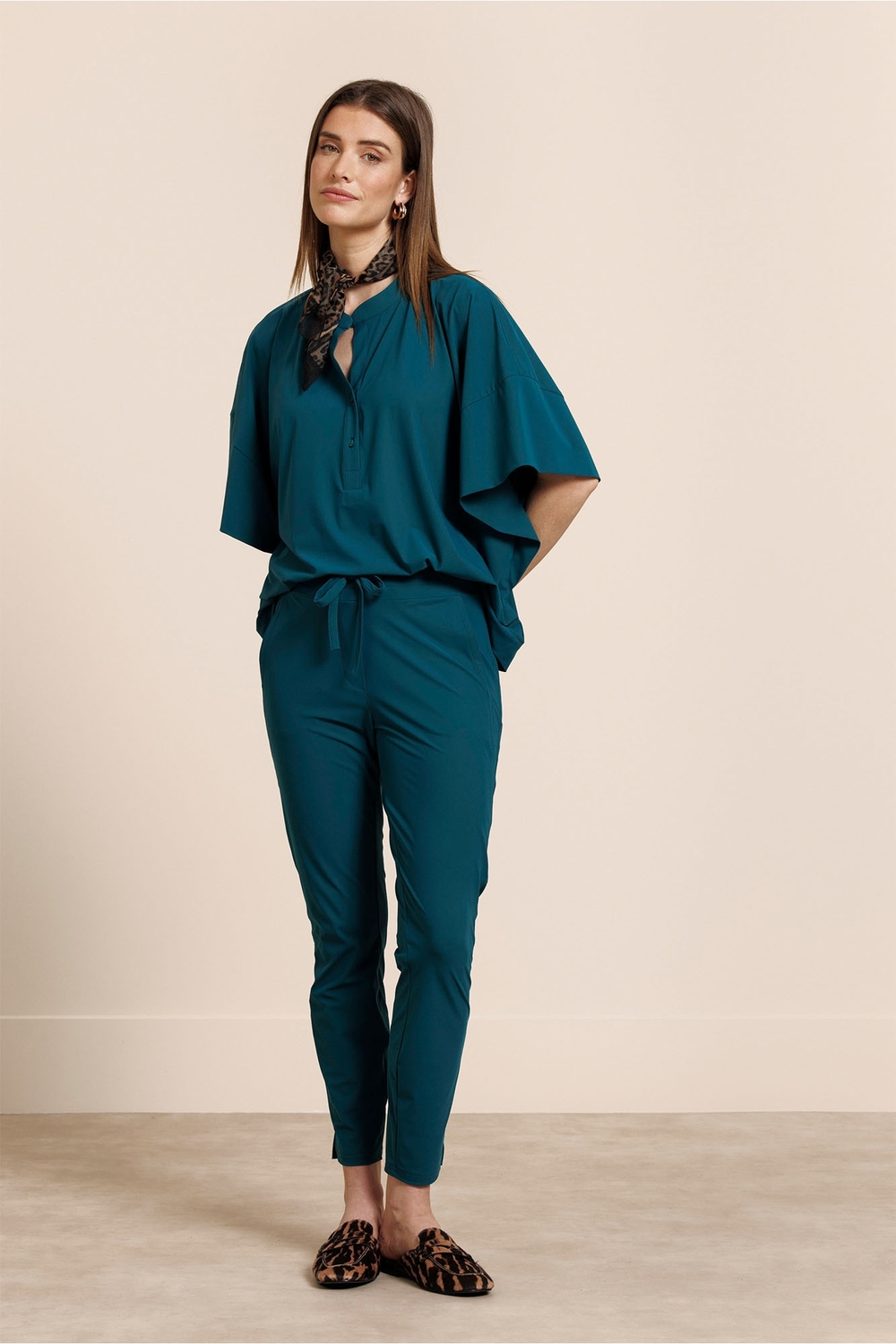 Studio Anneloes Startup Summer Trousers 14016 Broek 8200 Teal