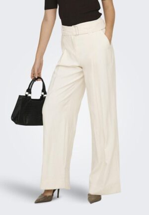 Only Onltila Life Hw Belt Wide Pant Tlr Broek Cloud Dancer