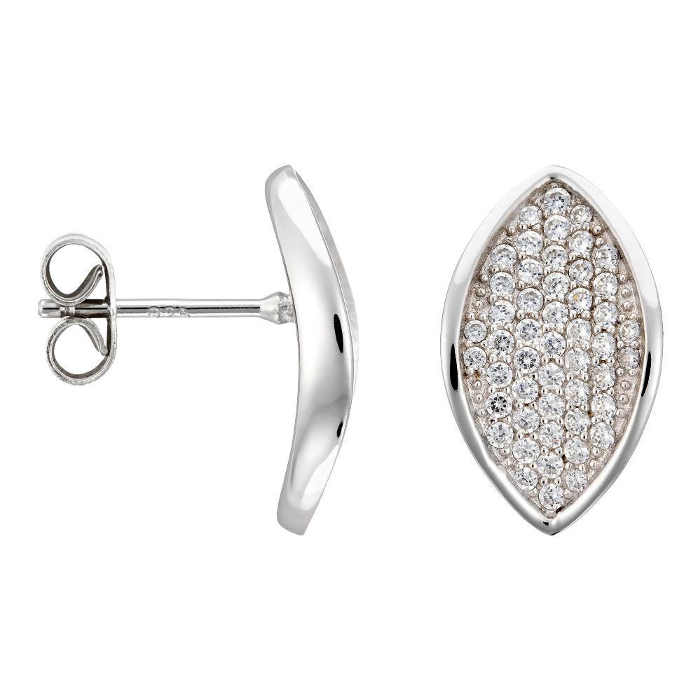 Orphelia Dames 925 Sterling Zilveren Oorbellen - Zilver ZO-5940 - Afbeelding 2