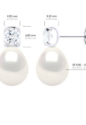 Alternative view of Oorbellen Solitaire Cubic Zirconia Diameter 4,50 mm