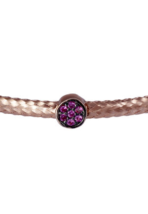 Alternative view of Orphelia Dames 925 Sterling Zilveren Armband - Roze ZA-7415/RG