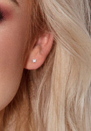 Alternative view of Diamanten oorknopjes 0060 Cts White Gold