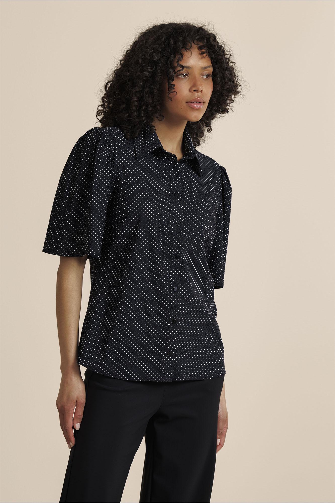 Studio Anneloes Poppy Dot Butterfly Blouse 14425 Blouse 9011 Black/off White