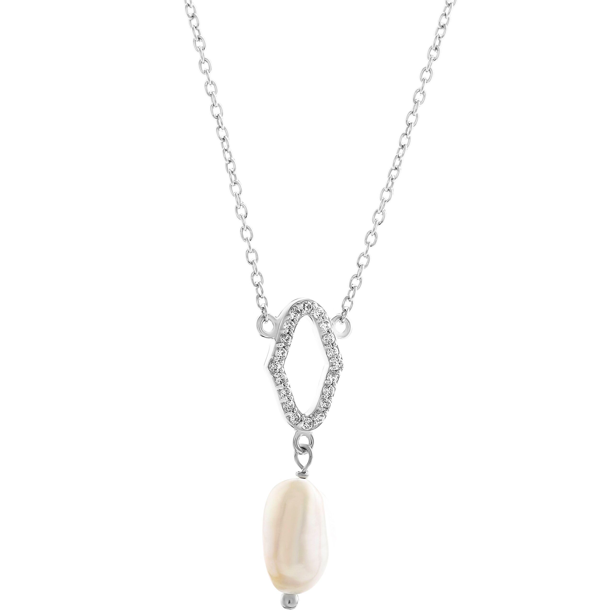 Orphelia 'Normandië' Dames 925 Sterling Zilveren Hanger met Ketting - Zilver ZK-7574 - Afbeelding 2