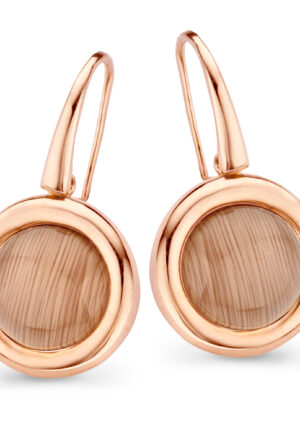 Orphelia 'Isabella' Dames 925 Sterling Zilveren Oorbellen - Roze ZO-7197/BR
