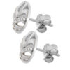 Orphelia 'Elvina' Dames 925 Sterlin Zilveren Stud Oorbellen - Zilver ZO-7085