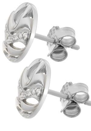 Orphelia 'Elvina' Dames 925 Sterlin Zilveren Stud Oorbellen - Zilver ZO-7085