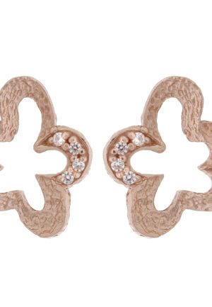 Orphelia 'Malenia' Dames 925 Sterling Zilveren Stud Oorbellen - Roze ZO-7077/1