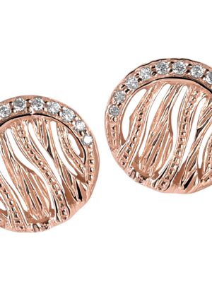 Orphelia Dames 925 Sterling Zilveren Stud Oorbellen - Roze ZO-6031/1