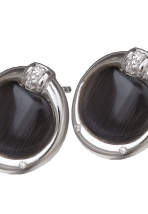 Orphelia Dames 925 Sterling Zilveren Stud Oorbellen - Zilver ZO-5900