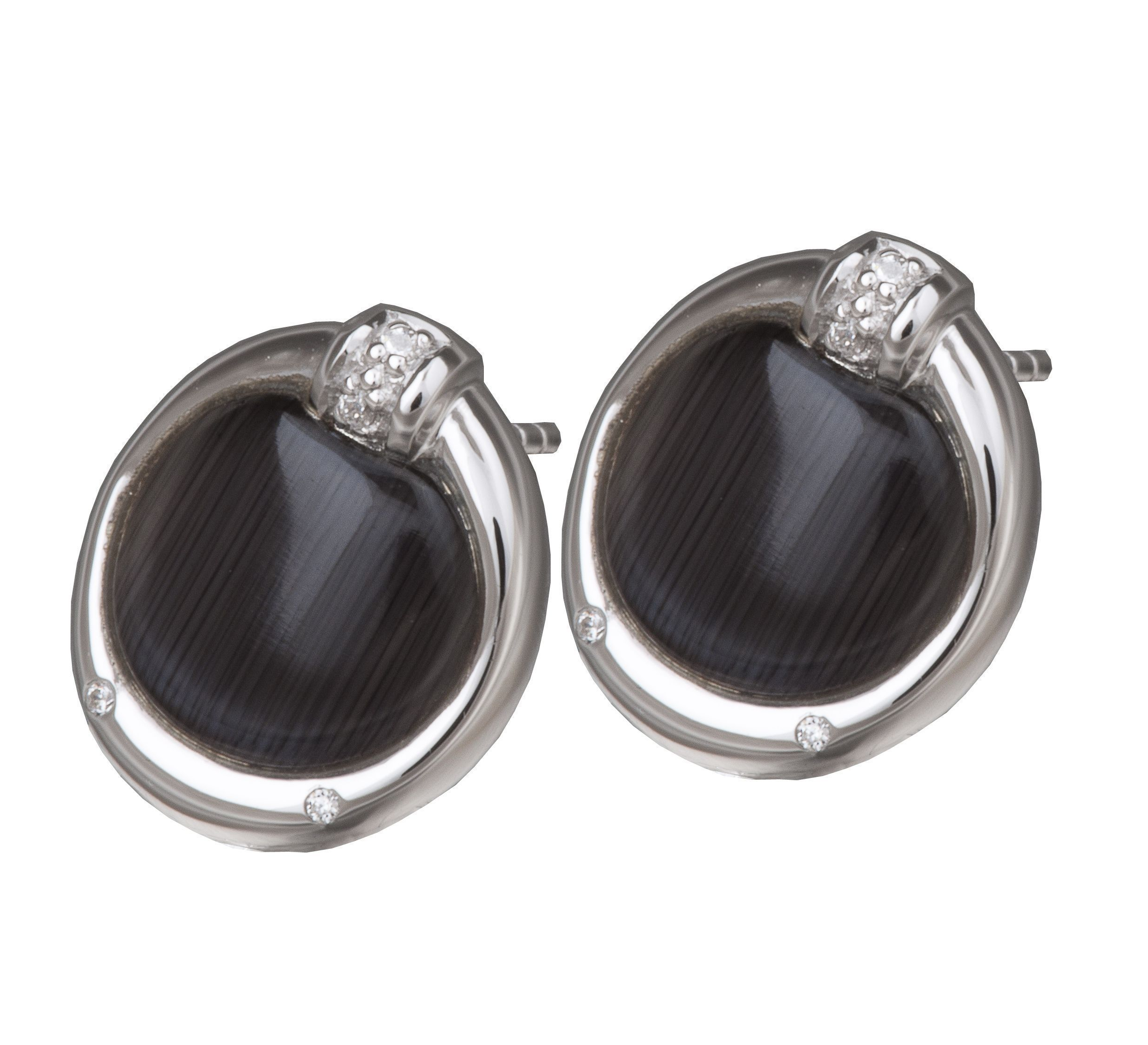 Orphelia Dames 925 Sterling Zilveren Stud Oorbellen - Zilver ZO-5900