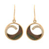 Orphelia 'Amelia' Dames 925 Zilveren Dangle Oorbellen - Goud zo-7371