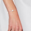 TRIO Bracelet Zoet Water kralen rond 89mm White 925 - Afbeelding 2