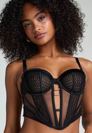 Hunkemöller Niet-voorgevormde longline beugel bh Missy Zwart