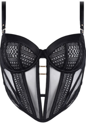 Alternative view of Hunkemöller Niet-voorgevormde longline beugel bh Missy Zwart