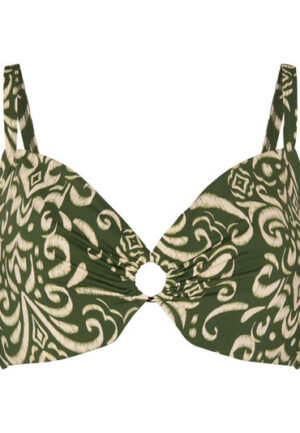 Alternative view of Hunkemöller Niet-voorgevormde beugel bikinitop Cancun Groen