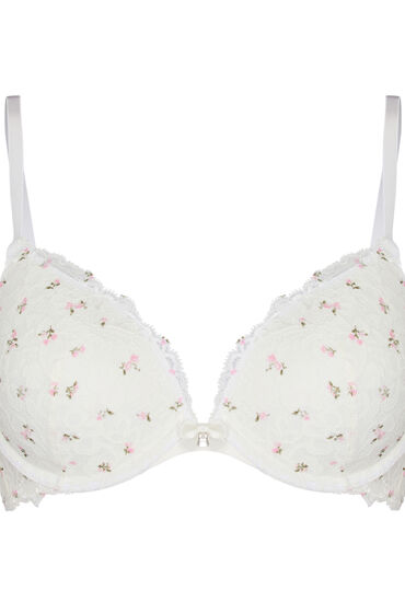 Hunkemöller Voorgevormde push-up beugel bh Marine Wit - Afbeelding 2