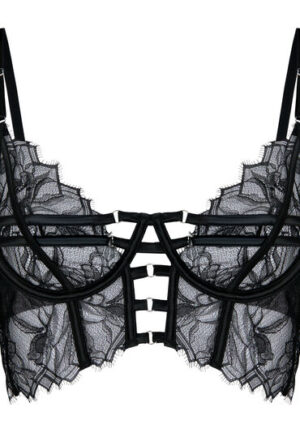 Alternative view of Hunkemöller Niet-Voorgevormde Longline Beugel Bh Bea Zwart