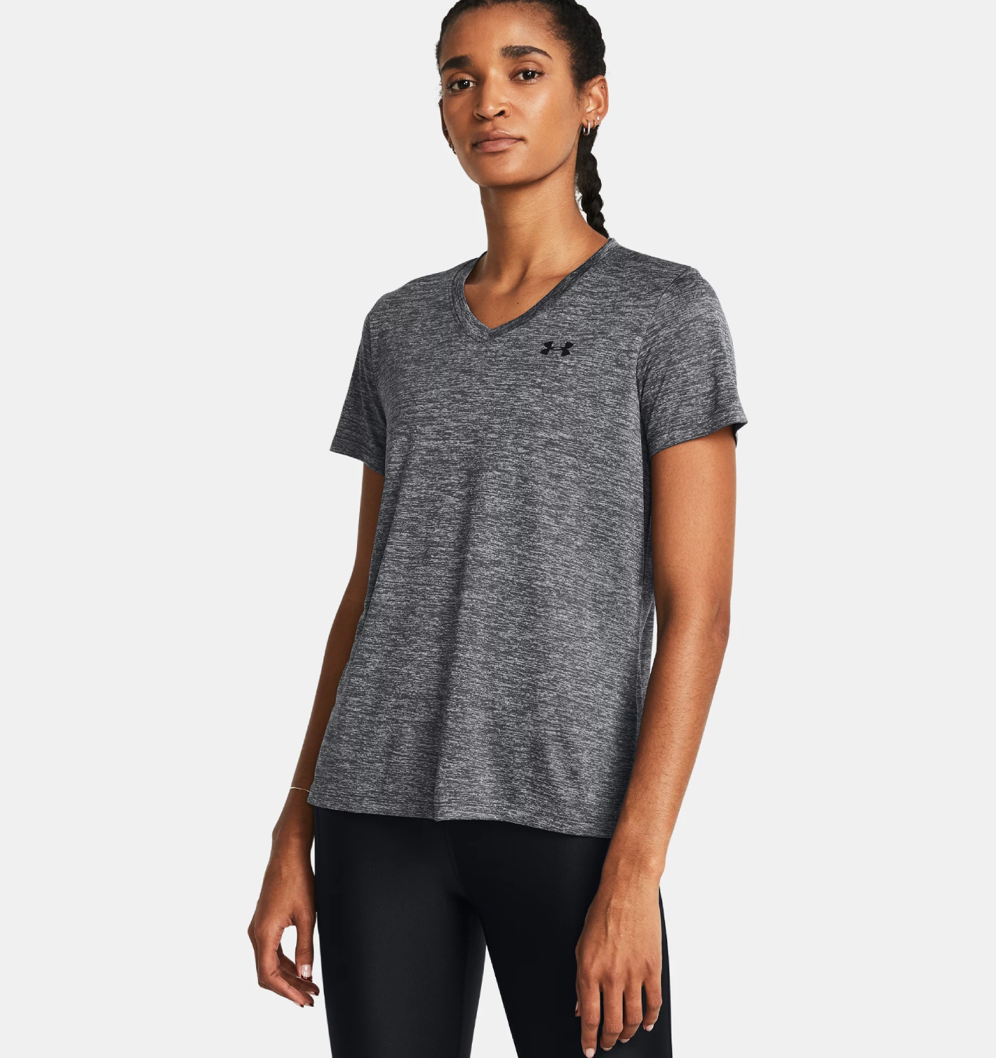 Under Armour Tech Twist V-Neck Sportshirt dames XS/34