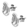 Orphelia 'Elaine' Dames 925 Sterling Zilveren Oorbellen - Zilver ZO-7084