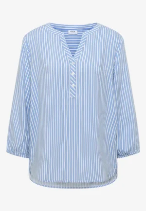 Alternative view of 3/4 mouw blouse met gestreept patroon