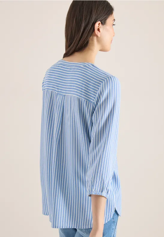 3/4 mouw blouse met gestreept patroon - Afbeelding 3