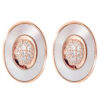 Orphelia 'Aurori' Dames 925 Sterling Zilveren Stud Oorbellen - Roze ZO-7292