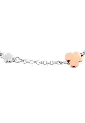 Orphelia 'Lorelei' Dames 925 Sterling Zilveren Armband - Zilver/Roos ZA-7386