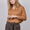 Loose tee Cozy Nuthatch brown - Afbeelding 2