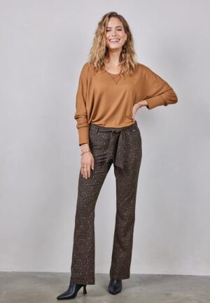 Loose tee Cozy Nuthatch brown