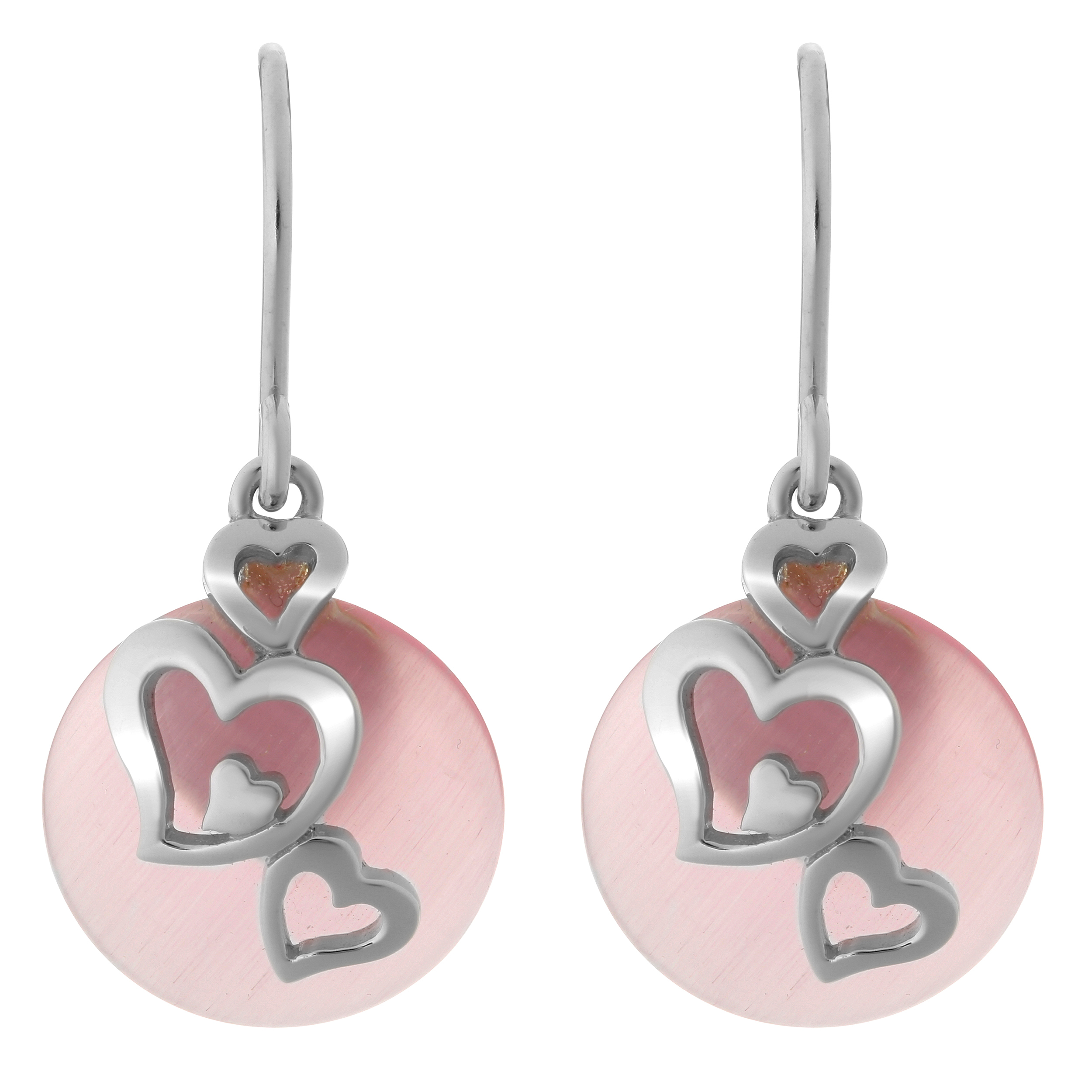 Orphelia Dames 925 Sterling Zilveren Hangoorbellen - Zilver ZO-5195