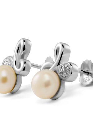Orphelia 'Elisabeth' Dames 925 Sterling Zilveren Stud Oorbellen - Zilver ZO-7511