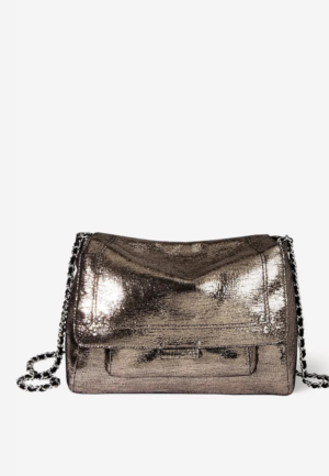 Jerome Dreyfuss crossbody Lulu M lame champagne