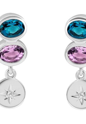 Alternative view of Orphelia 'Regula' Dames 925 Sterling Zilveren Oorknopjes - Zilver ZO-7578