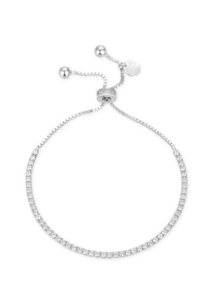 Alternative view of Luxenter 925 Sterling zilveren armband met gerhodineerde briljant zirkonia - Kileh
